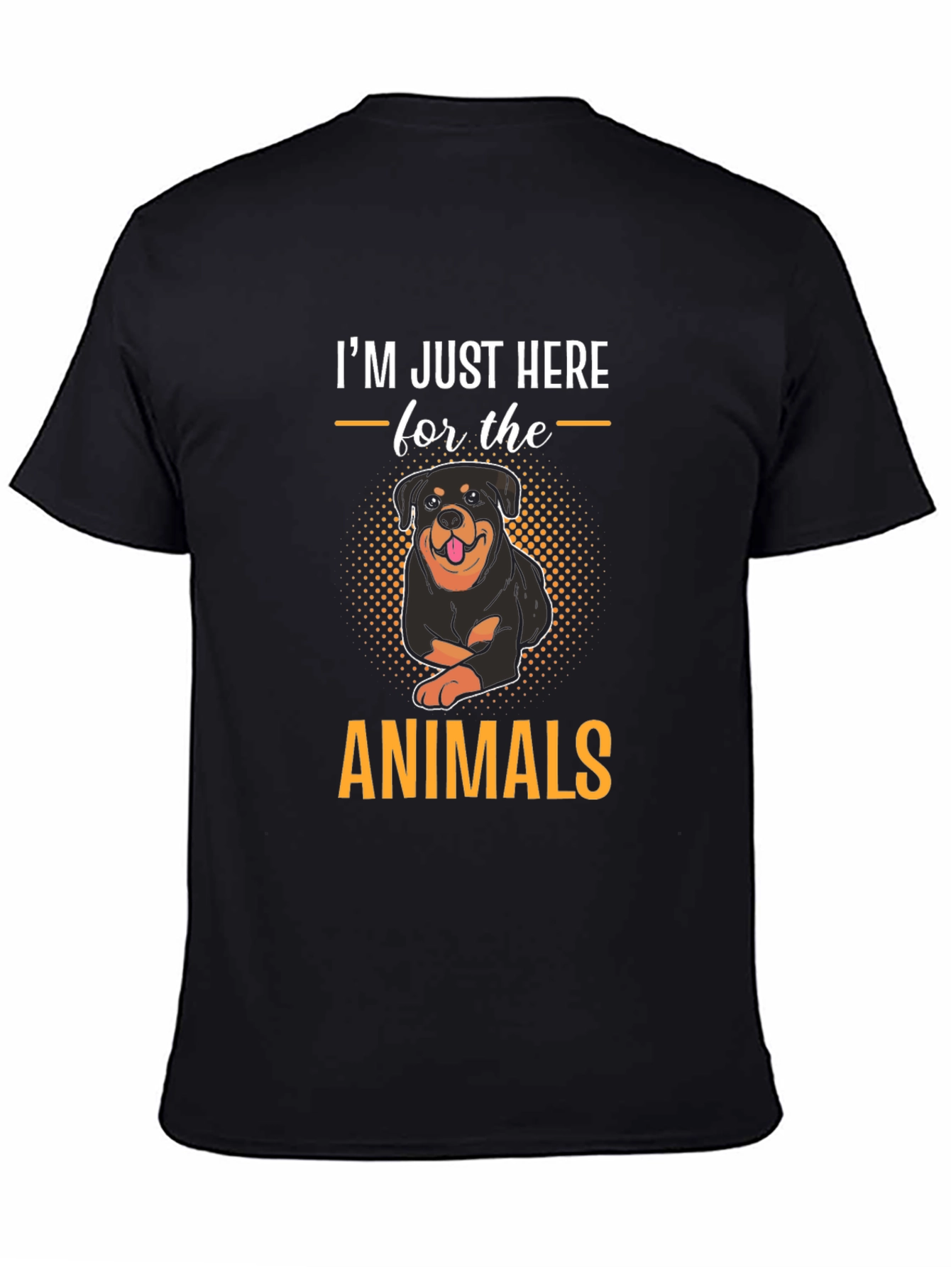 Im Just Here for the Animals T-Shirt