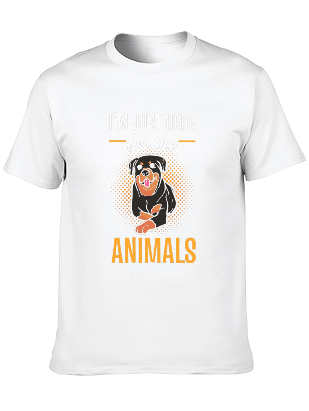 Im Just Here for the Animals T-Shirt