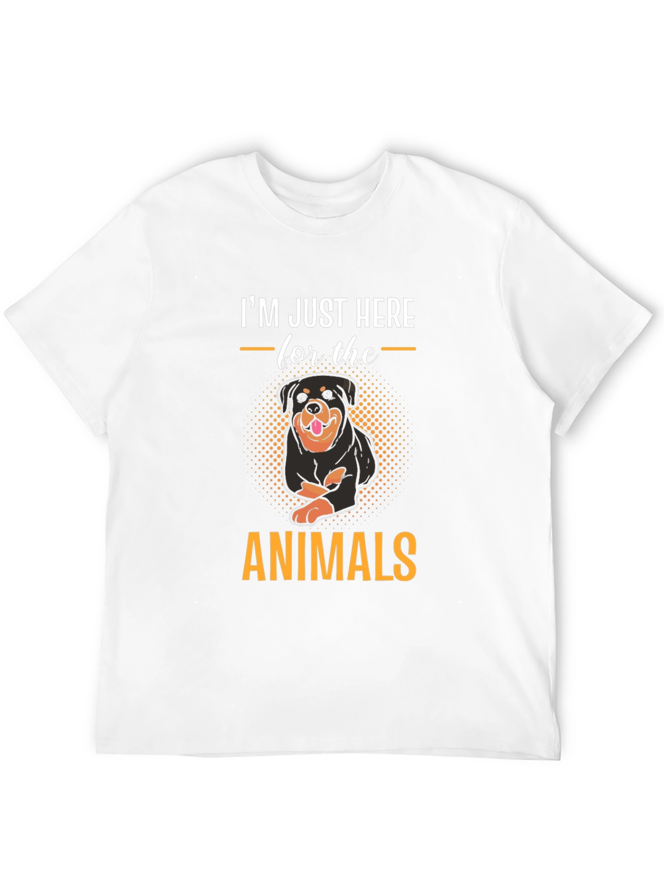 Im Just Here for the Animals T-Shirt