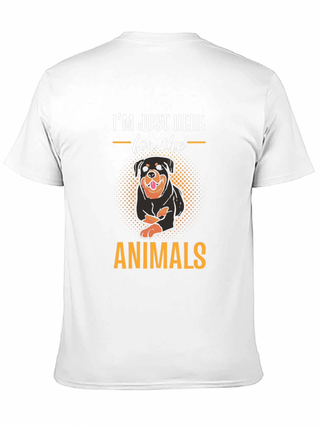 Im Just Here for the Animals T-Shirt