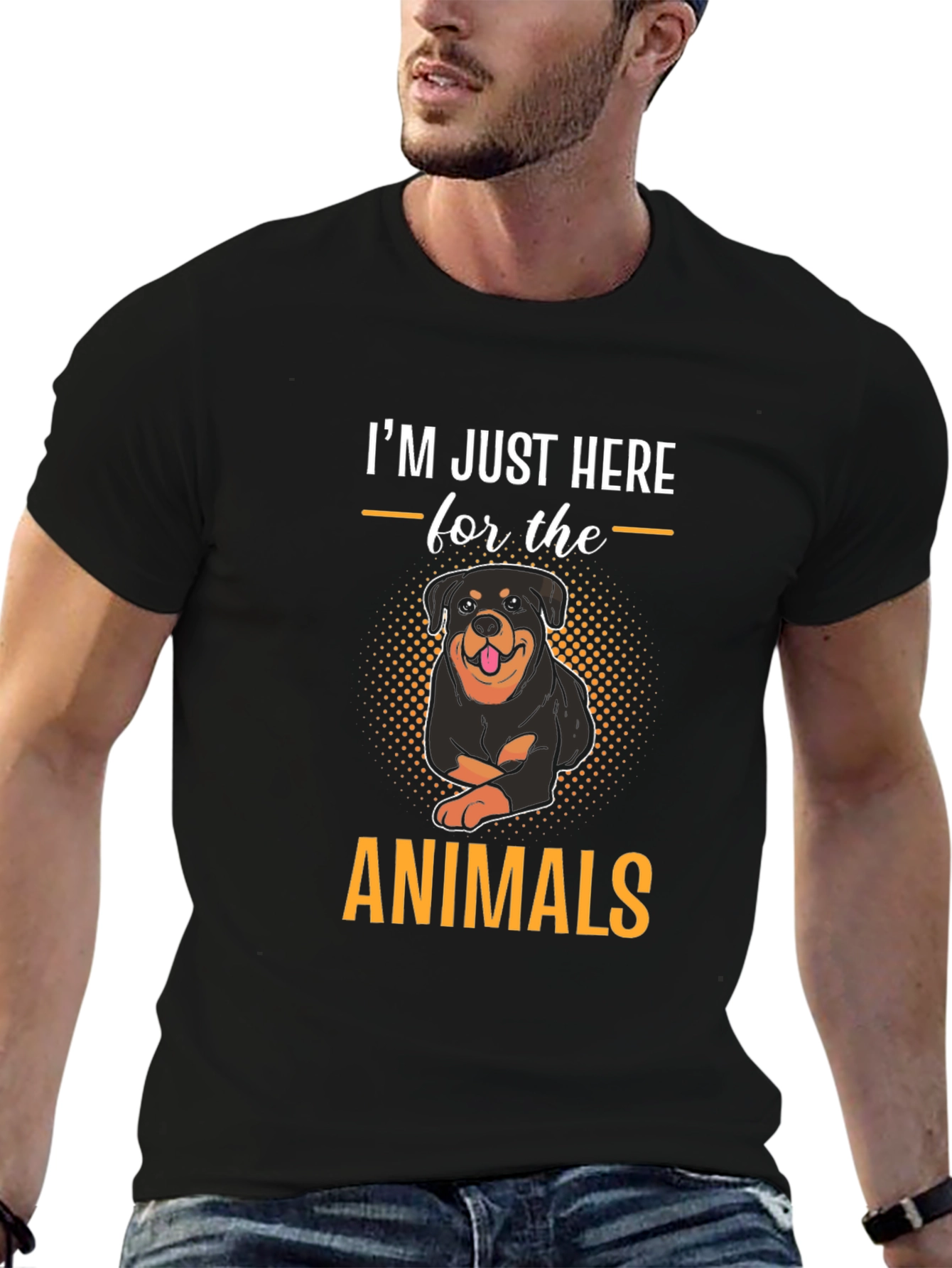Im Just Here for the Animals T-Shirt