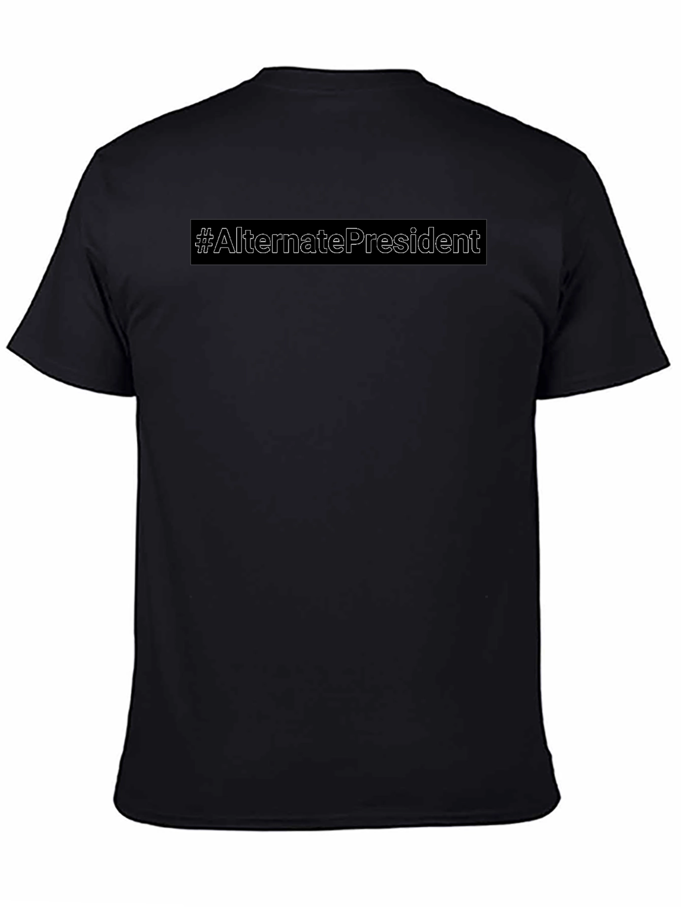 Alternate President Black Cotton Tee