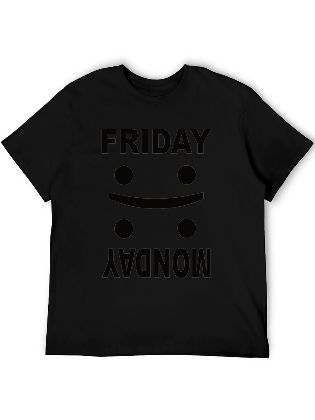 Friday Mood Black Graphic Tee
