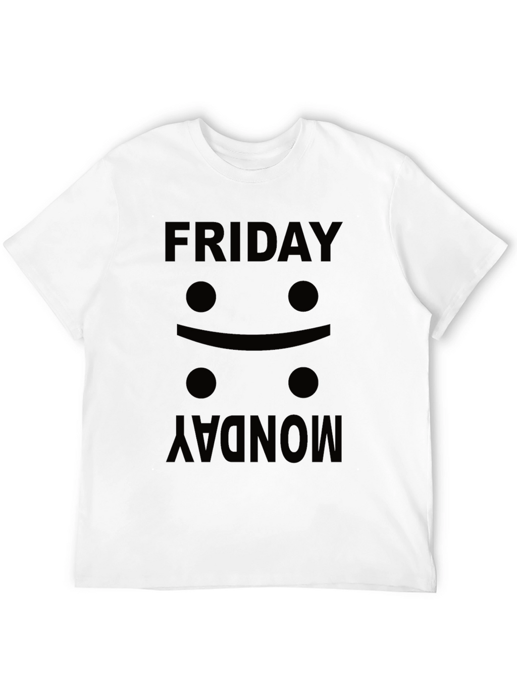 Friday Mood Black Graphic Tee