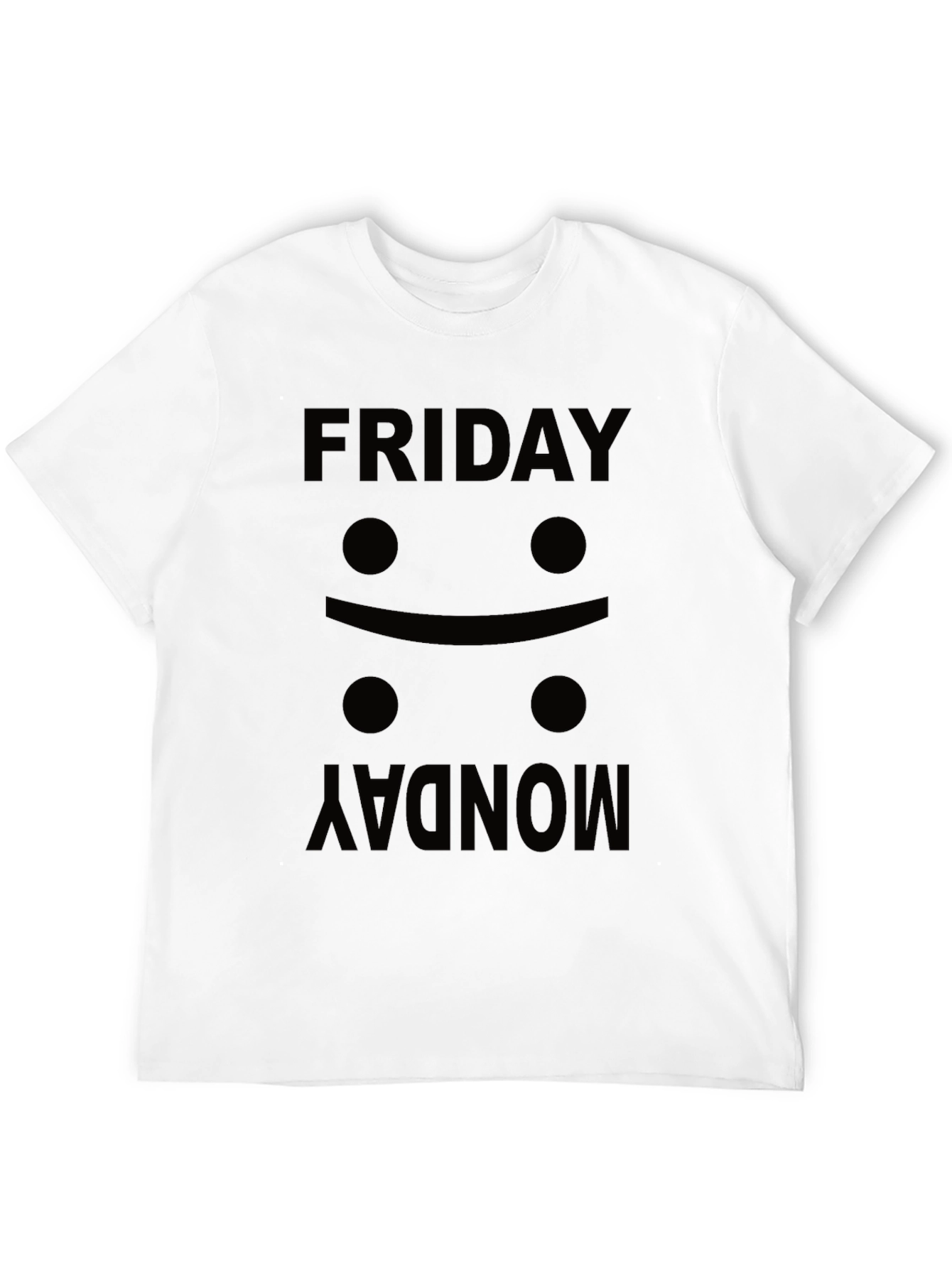 Friday Mood Black Graphic Tee
