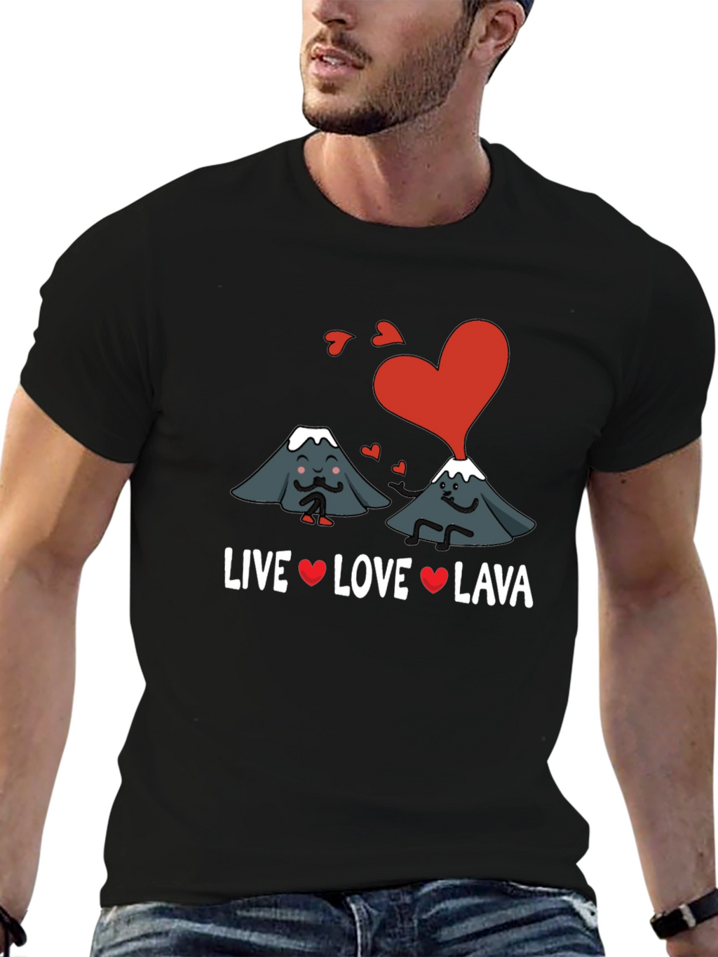 Live Love Lava Valentines Day T-Shirt