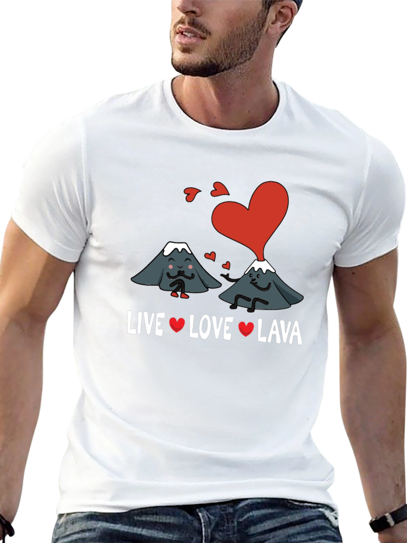 Live Love Lava Valentines Day T-Shirt