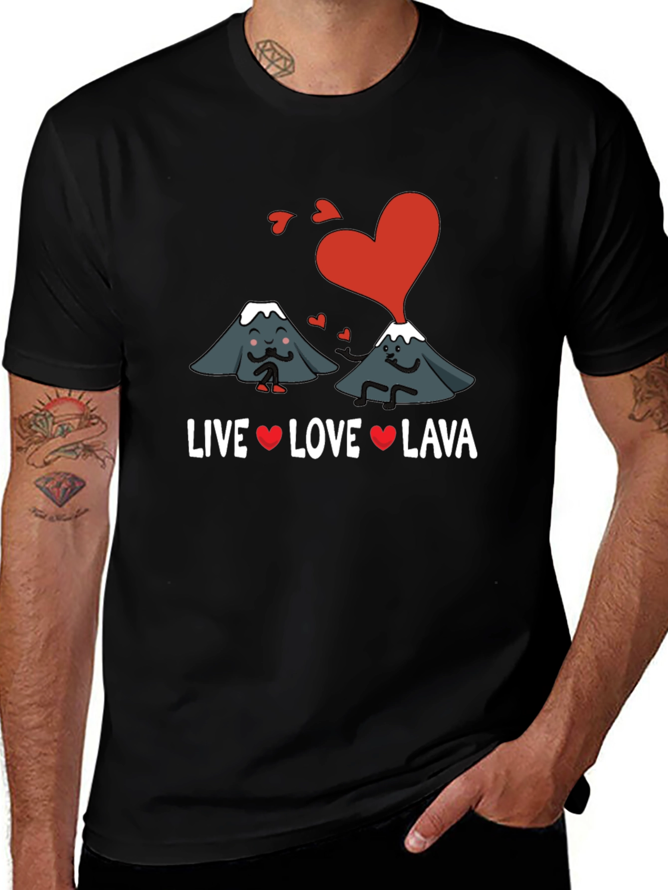 Live Love Lava Valentines Day T-Shirt