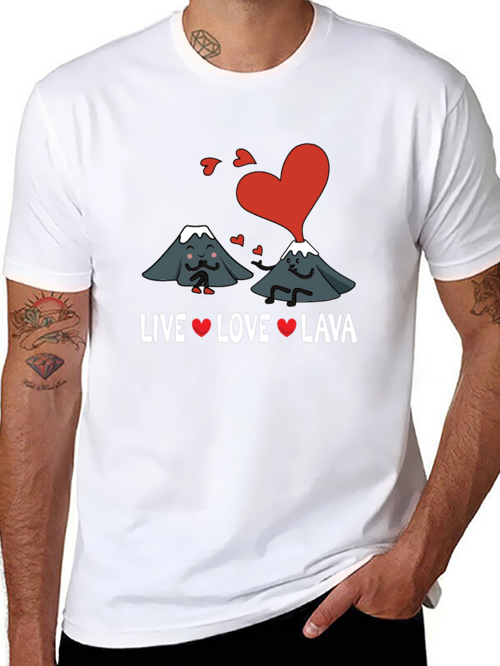 Live Love Lava Valentines Day T-Shirt