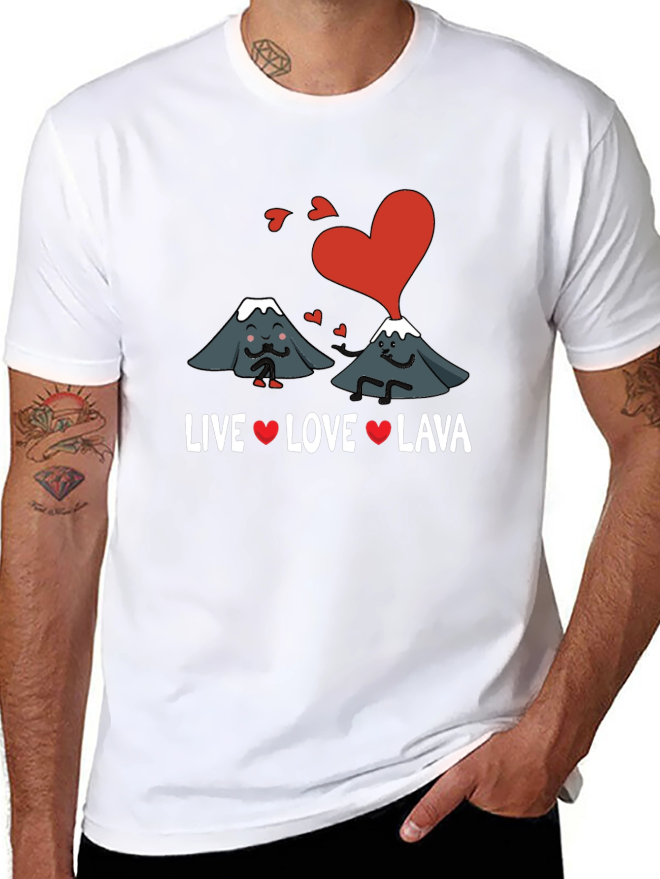 Live Love Lava Valentines Day T-Shirt
