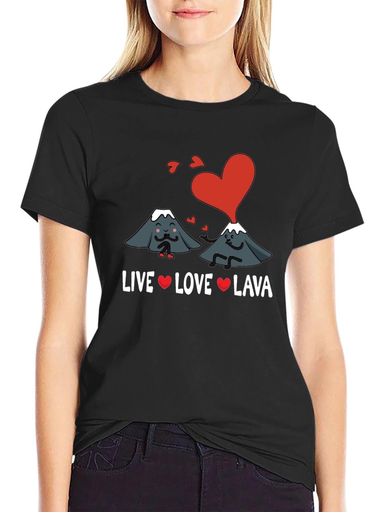Live Love Lava Valentines Day T-Shirt