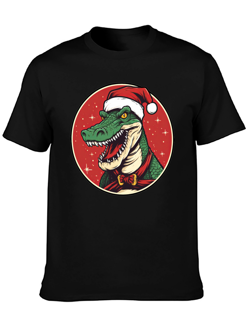 Festive Gator Tee: Holiday Crocodile Shirt