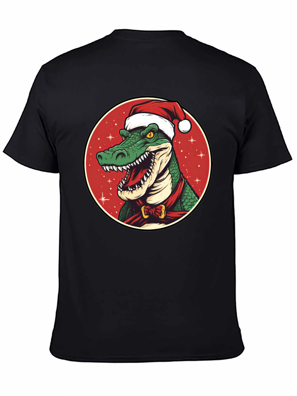 Festive Gator Tee: Holiday Crocodile Shirt