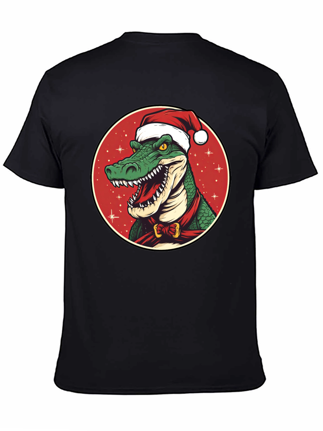 Festive Gator Tee: Holiday Crocodile Shirt
