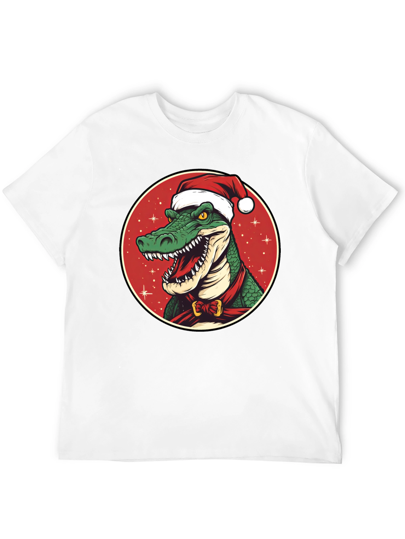 Festive Gator Tee: Holiday Crocodile Shirt