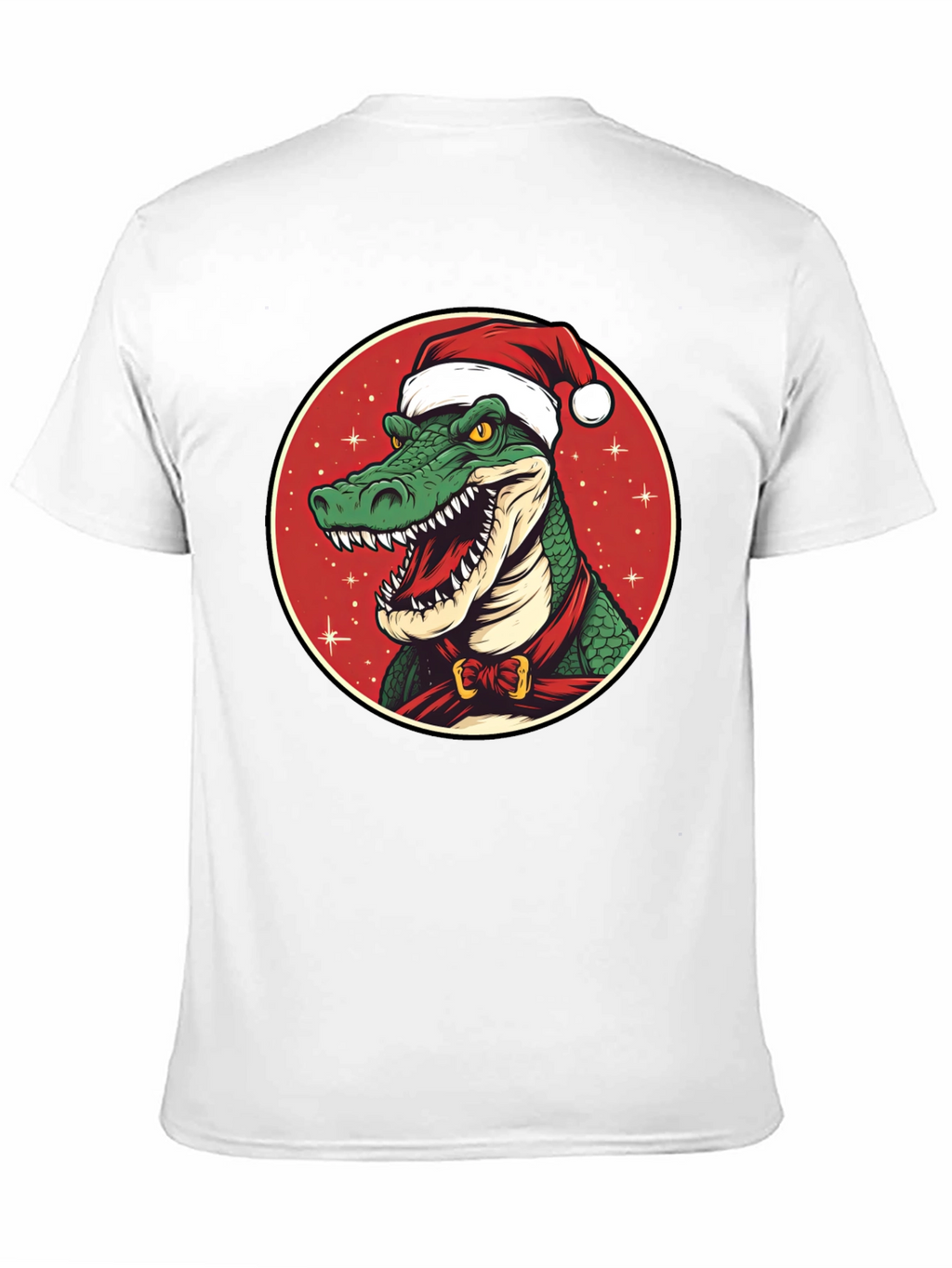 Festive Gator Tee: Holiday Crocodile Shirt