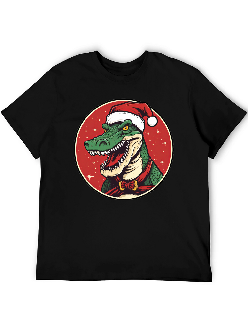 Festive Gator Tee: Holiday Crocodile Shirt