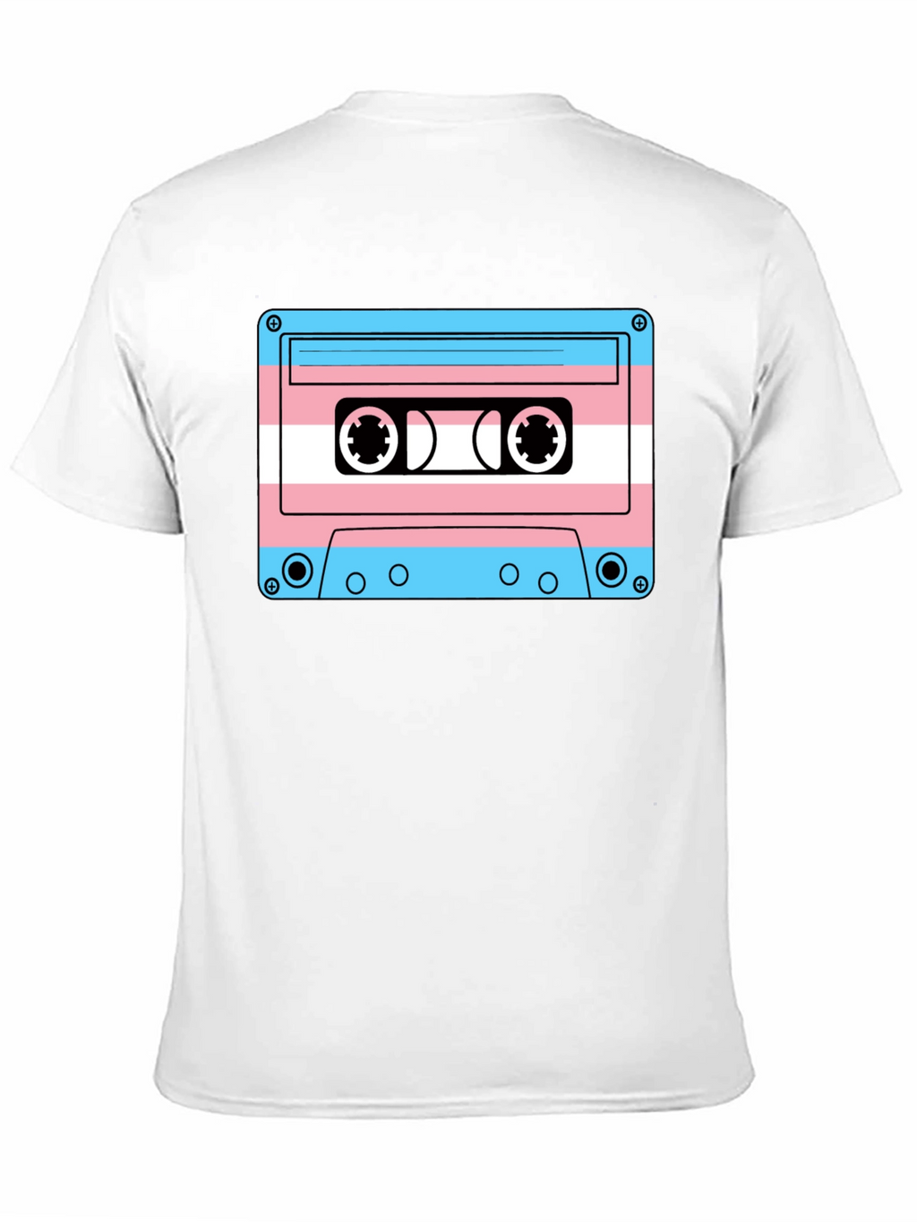 Transgender Pride Cassette Tape T-Shirt