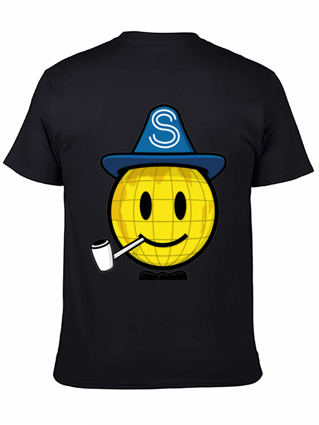 Wizard Smiley Face Graphic T-Shirt
