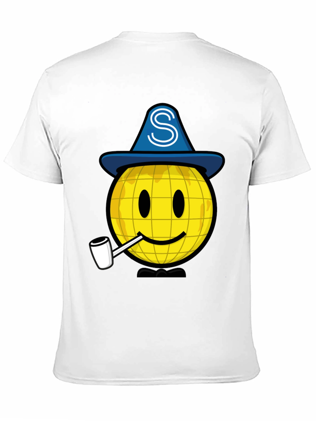 Wizard Smiley Face Graphic T-Shirt