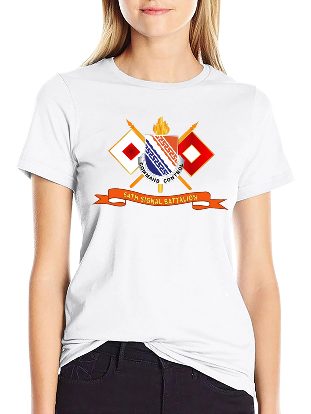 54th Signal Battalion T-Shirt - Military Pride