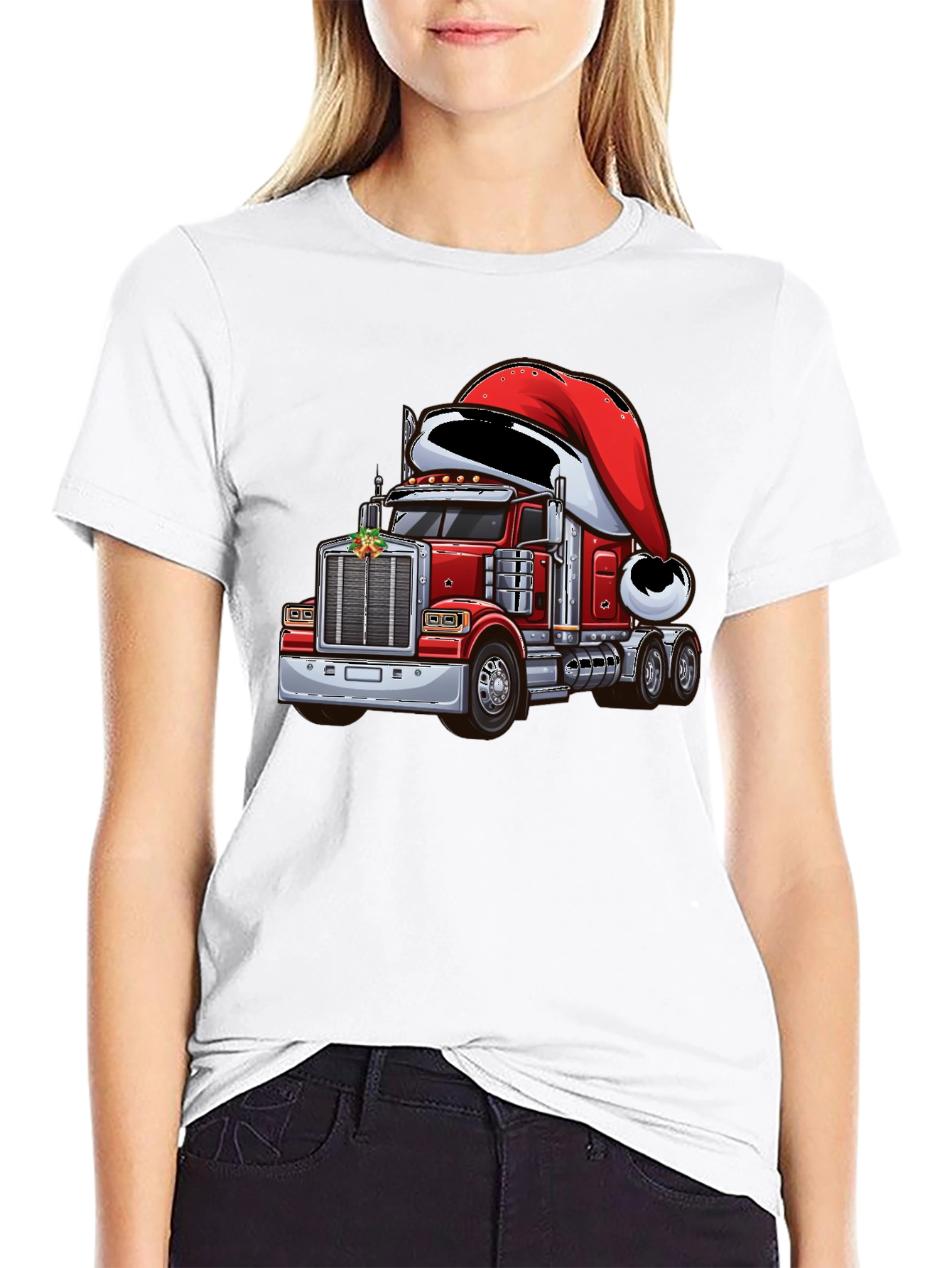 Christmas Trucker T-Shirt - Holiday Style