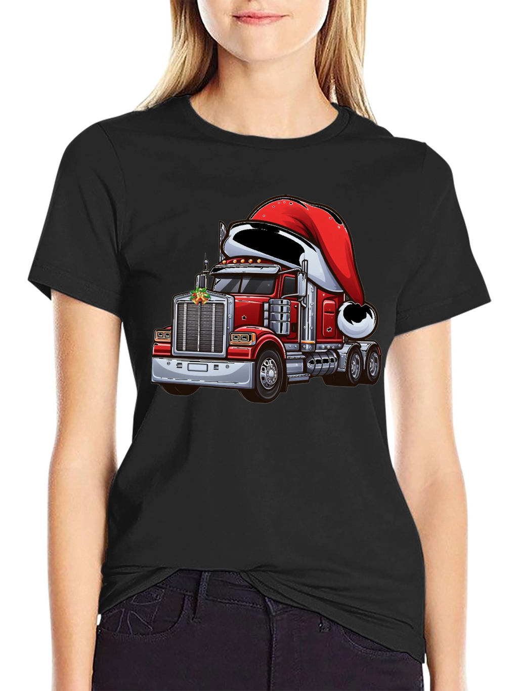 Christmas Trucker T-Shirt - Holiday Style
