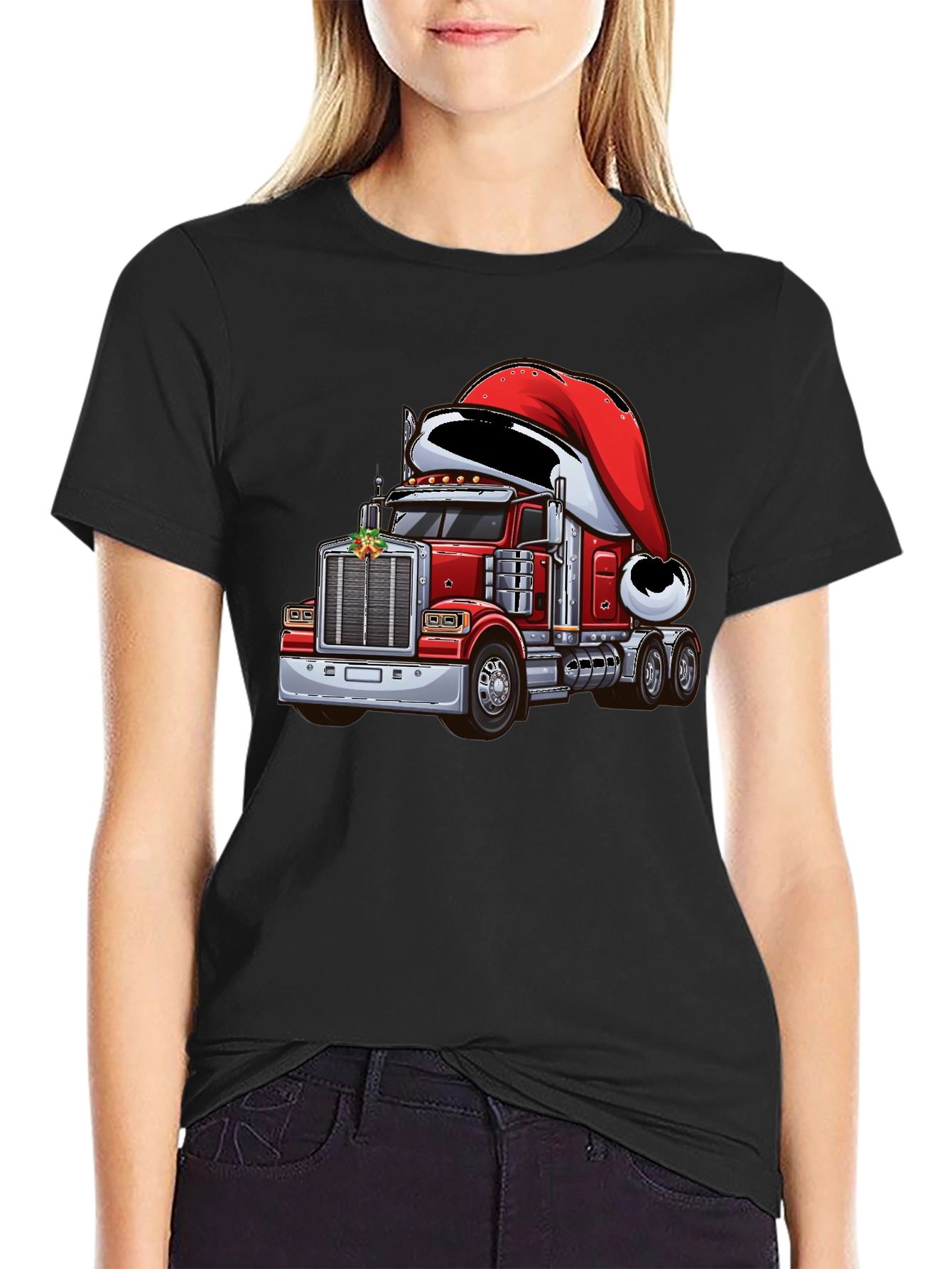 Christmas Trucker T-Shirt - Holiday Style