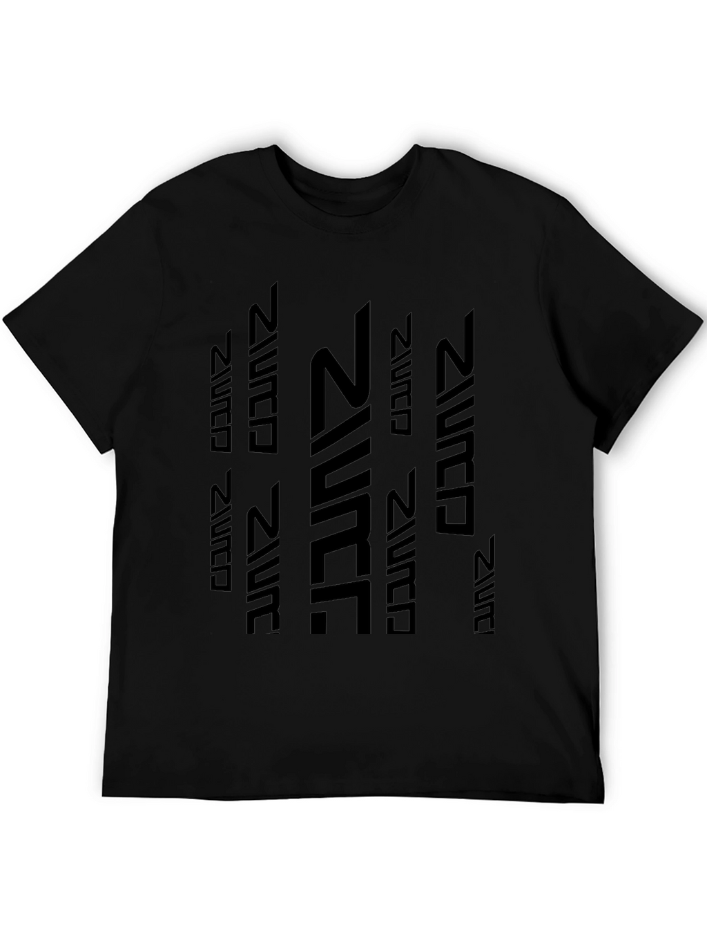 Abstract Print Black T-Shirt - Modern Casual Tee