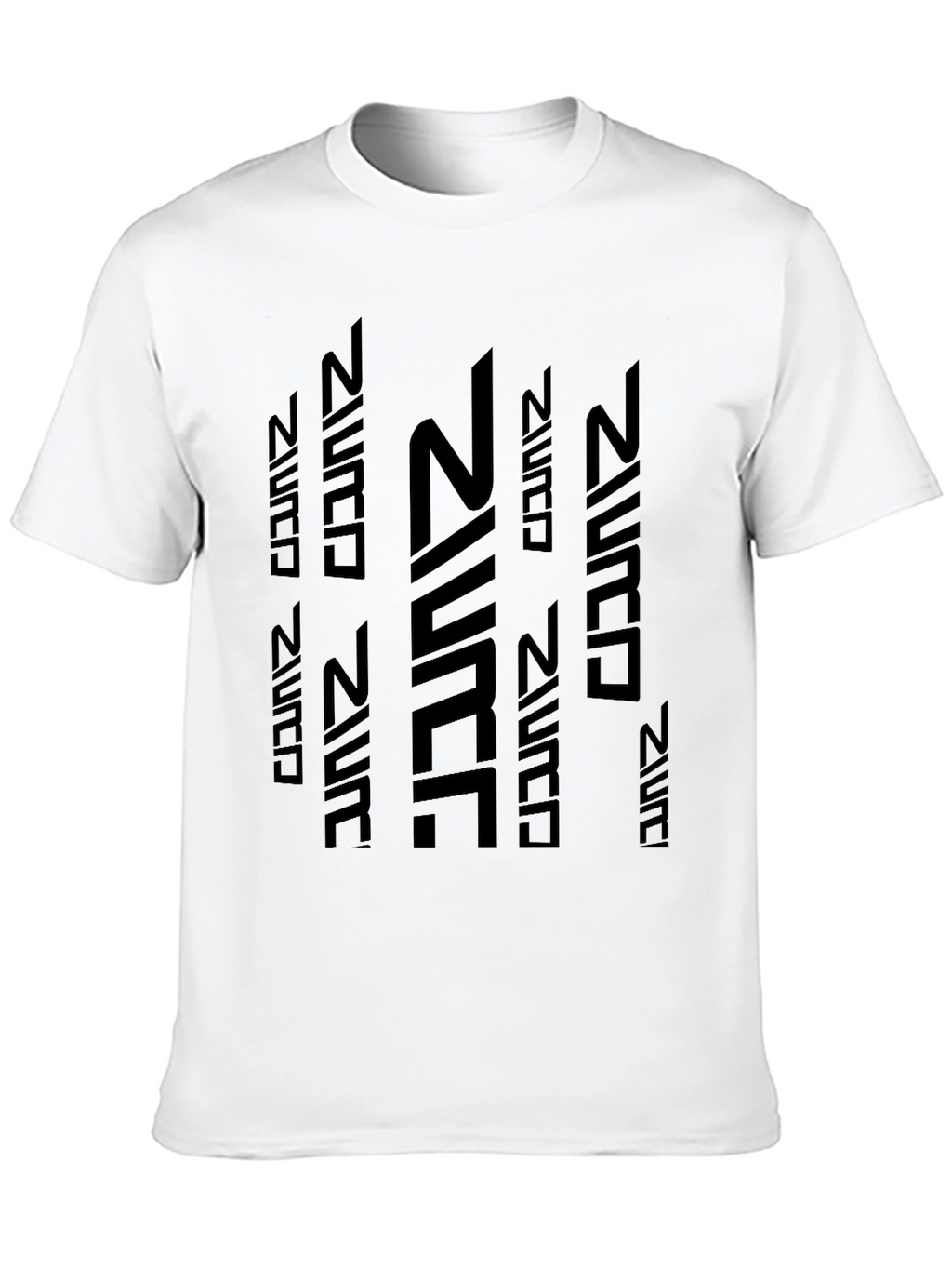 Abstract Print Black T-Shirt - Modern Casual Tee