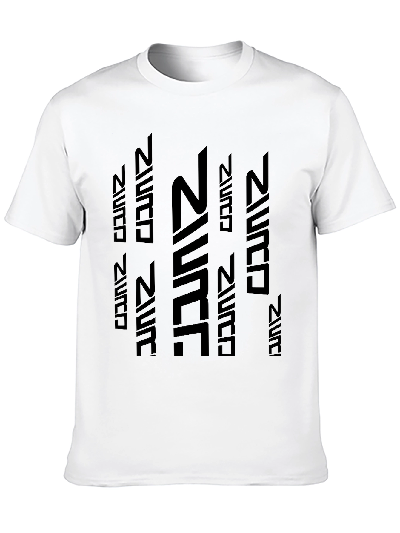 Abstract Print Black T-Shirt - Modern Casual Tee