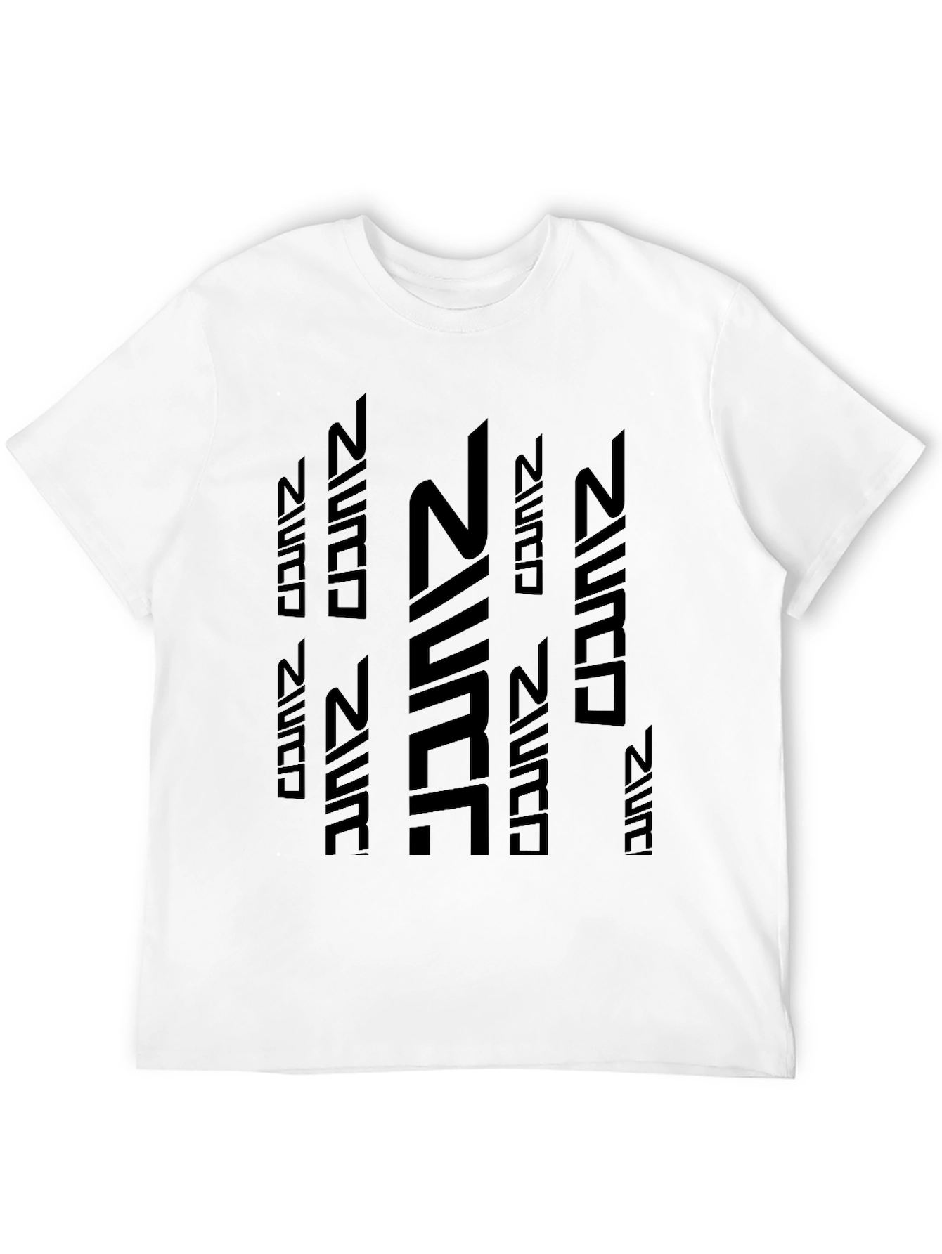 Abstract Print Black T-Shirt - Modern Casual Tee
