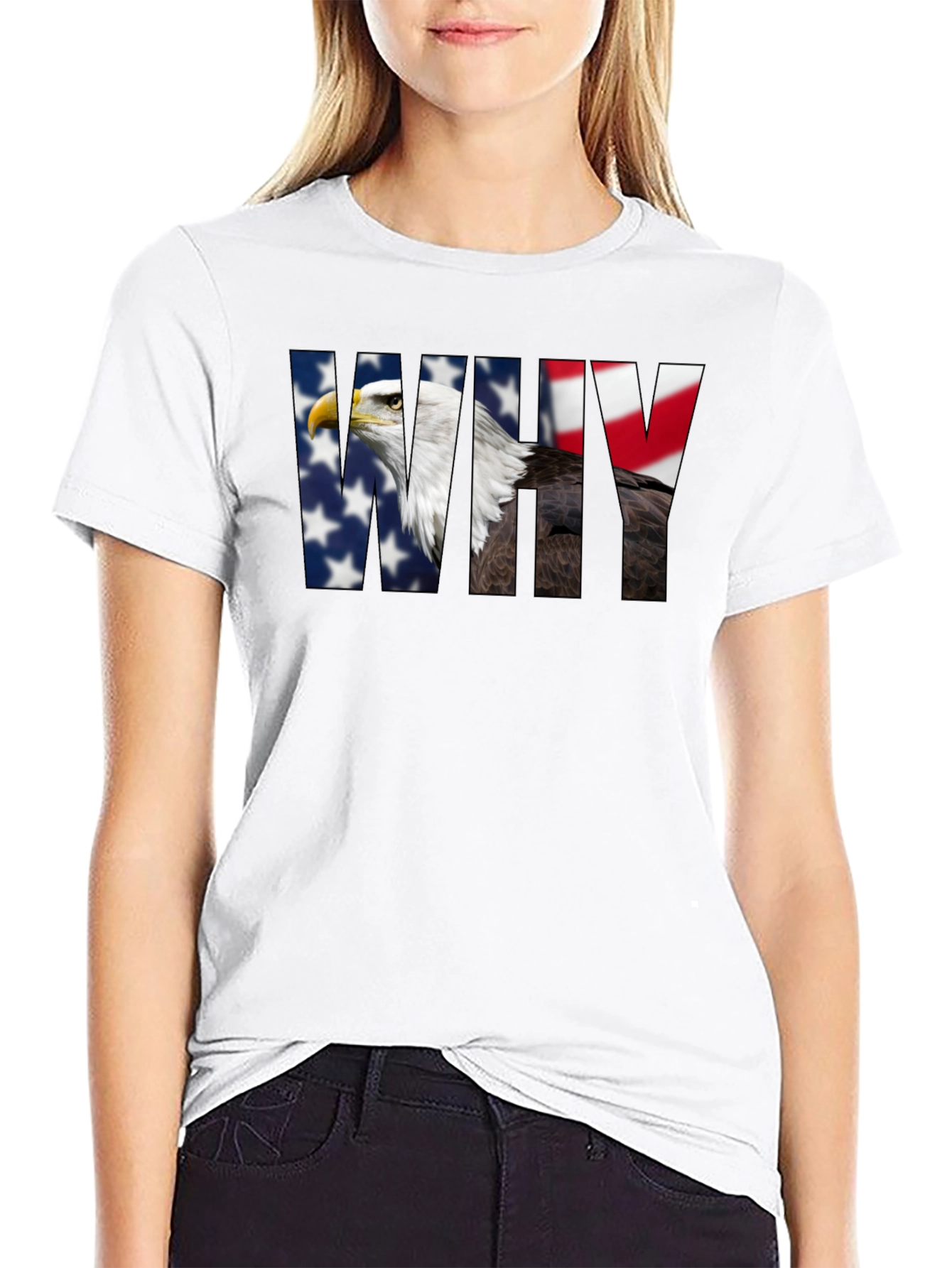American Eagle WHY Graphic Print T-Shirt