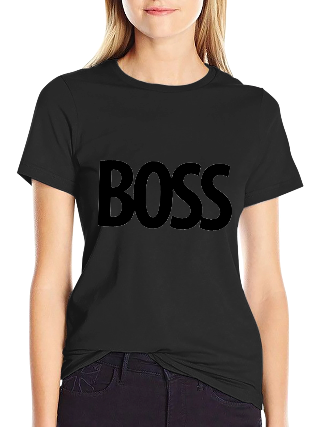 BOSS Graphic Mens Black T-Shirt