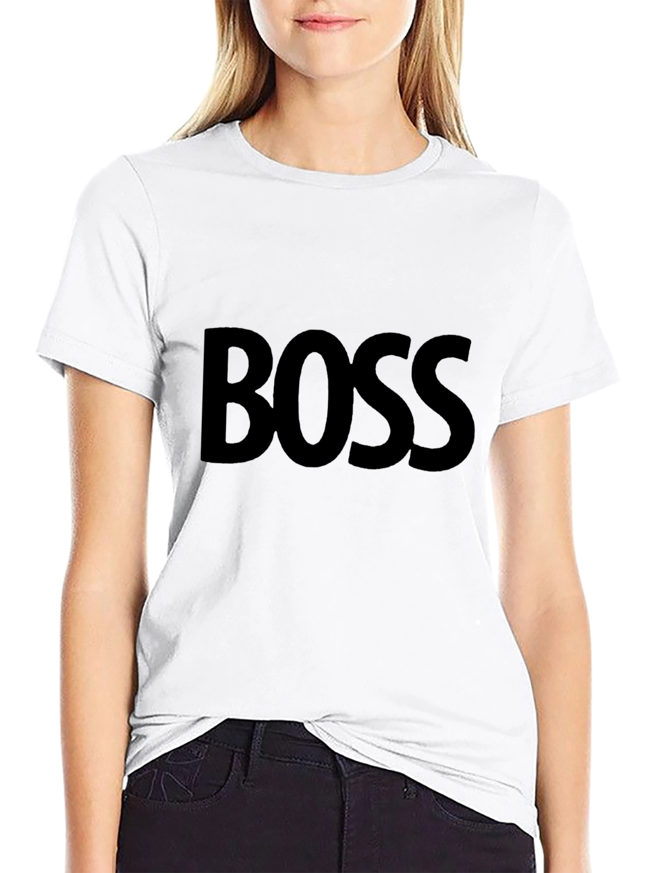 BOSS Graphic Mens Black T-Shirt
