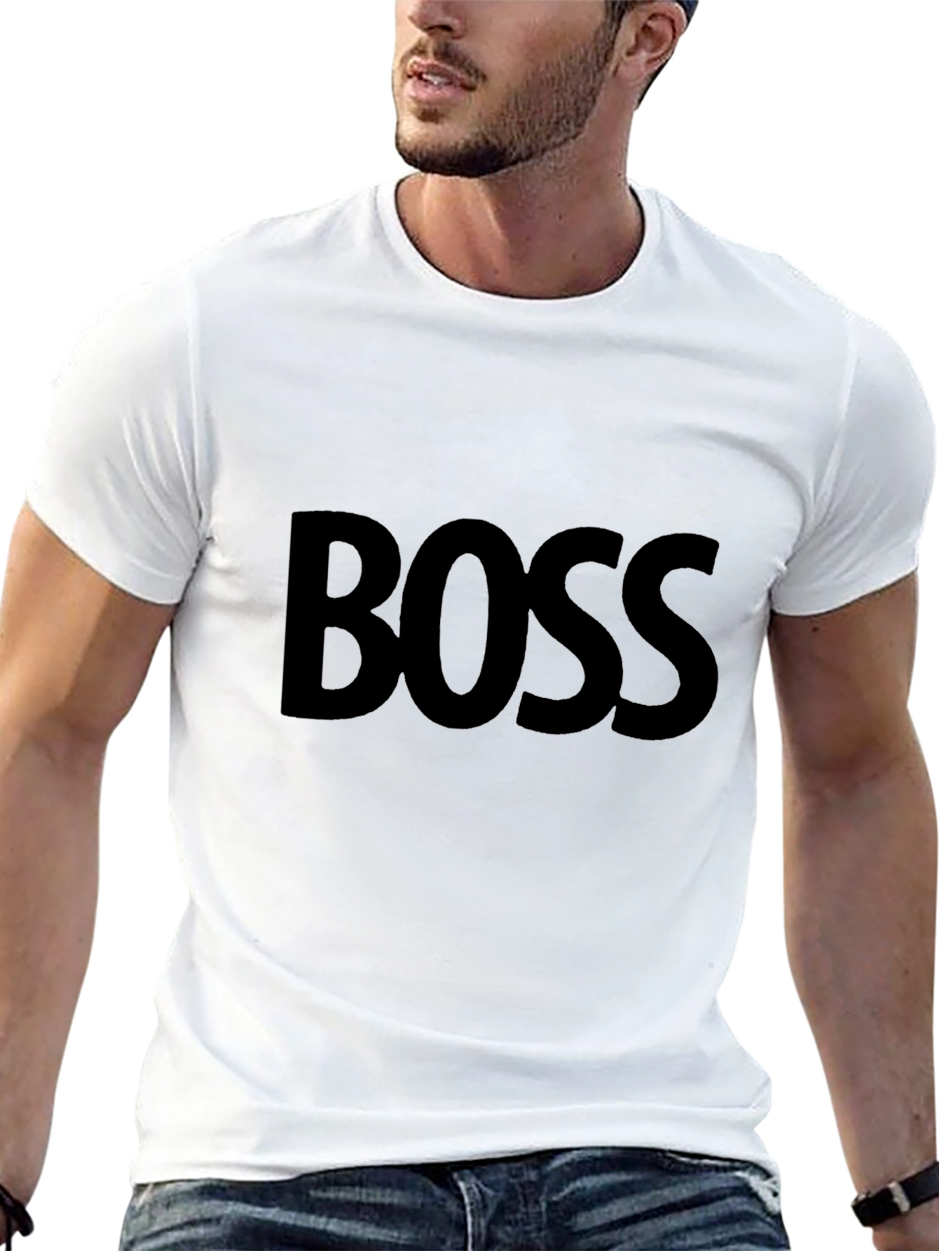 BOSS Graphic Mens Black T-Shirt