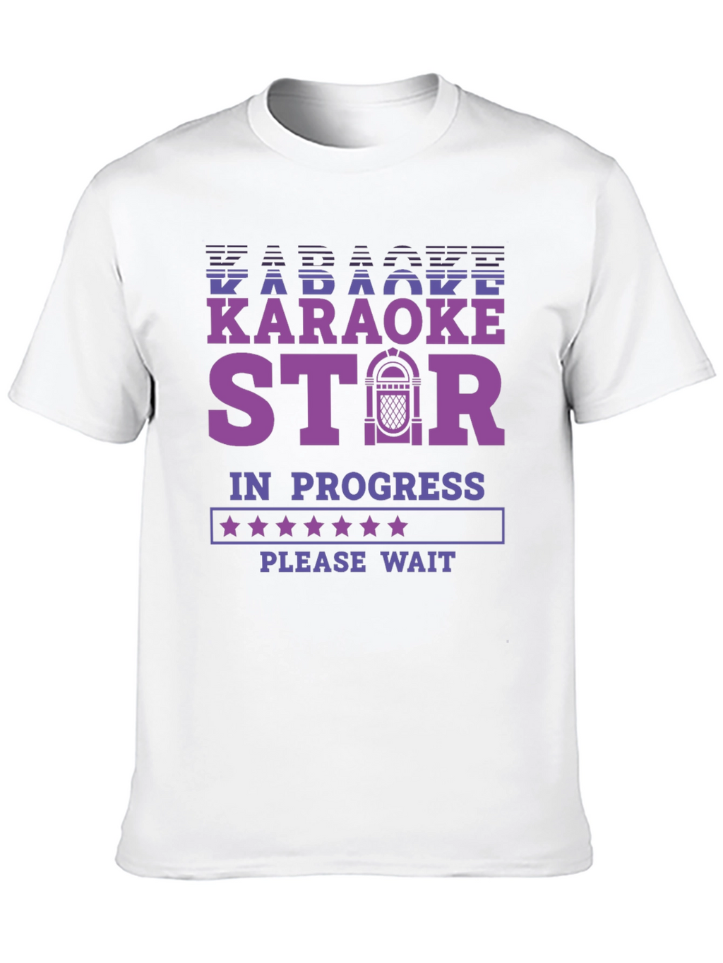 Karaoke Star T-Shirt - In Progress Fun Tee