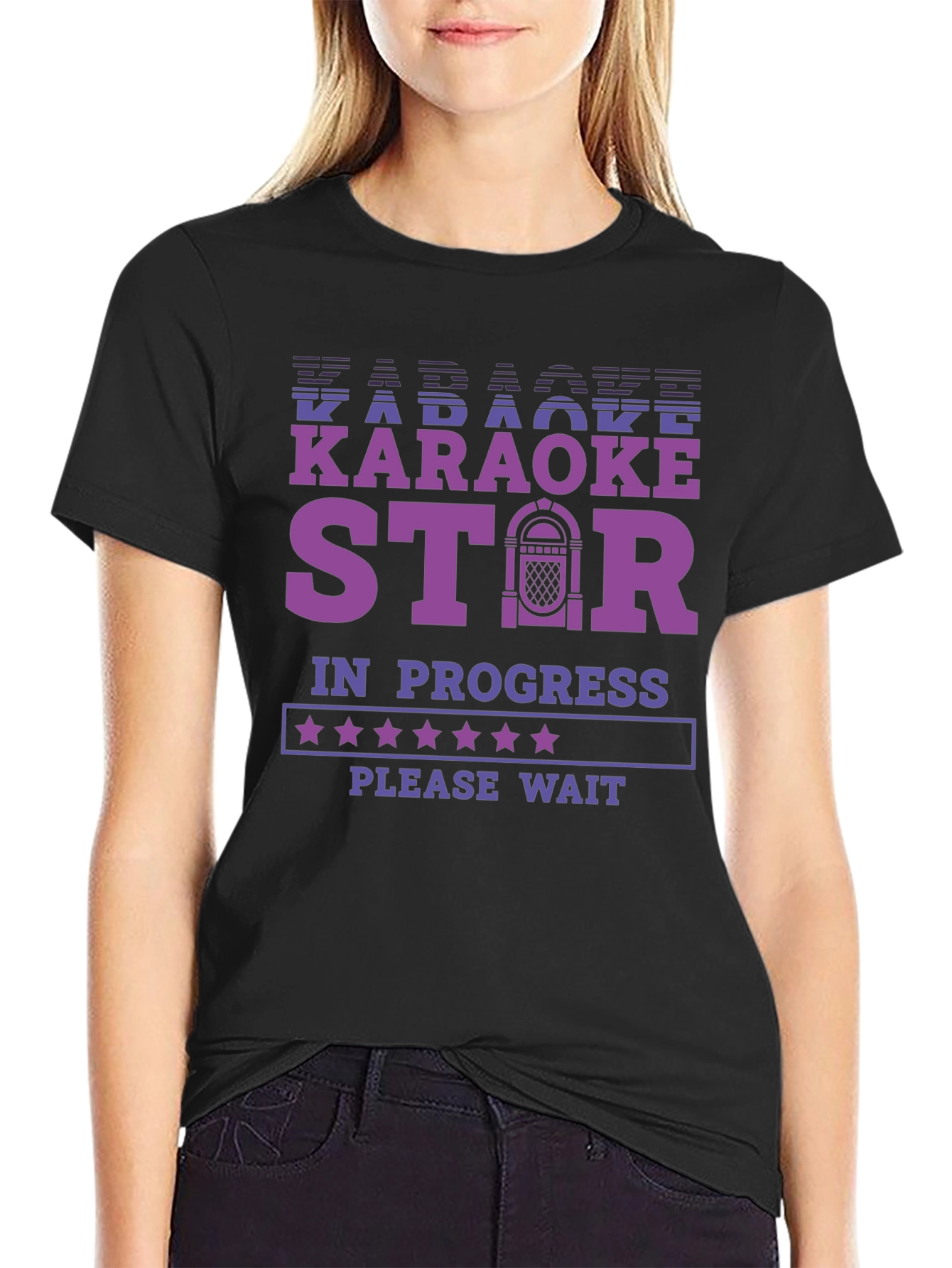 Karaoke Star T-Shirt - In Progress Fun Tee
