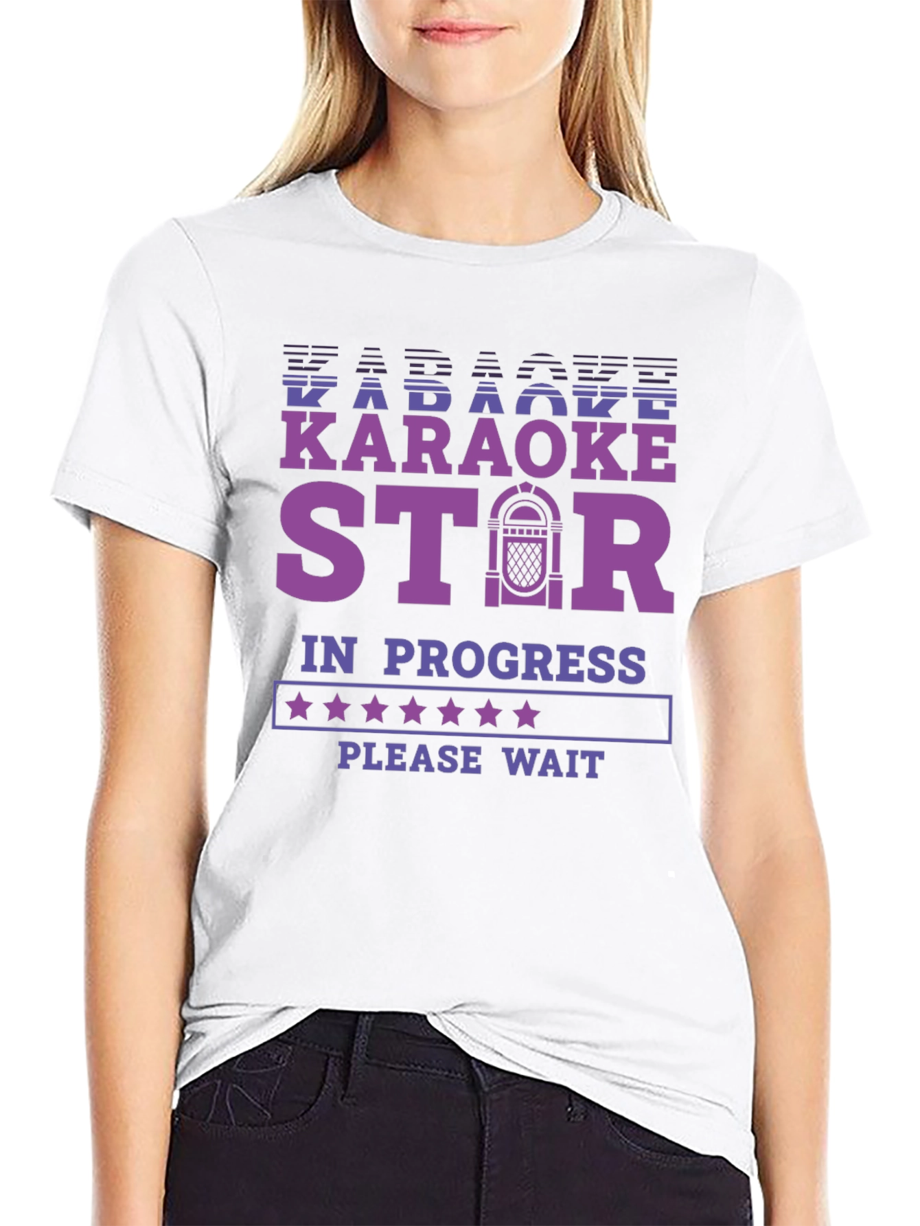 Karaoke Star T-Shirt - In Progress Fun Tee