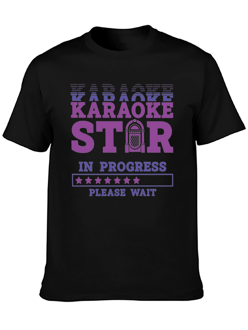 Karaoke Star T-Shirt - In Progress Fun Tee