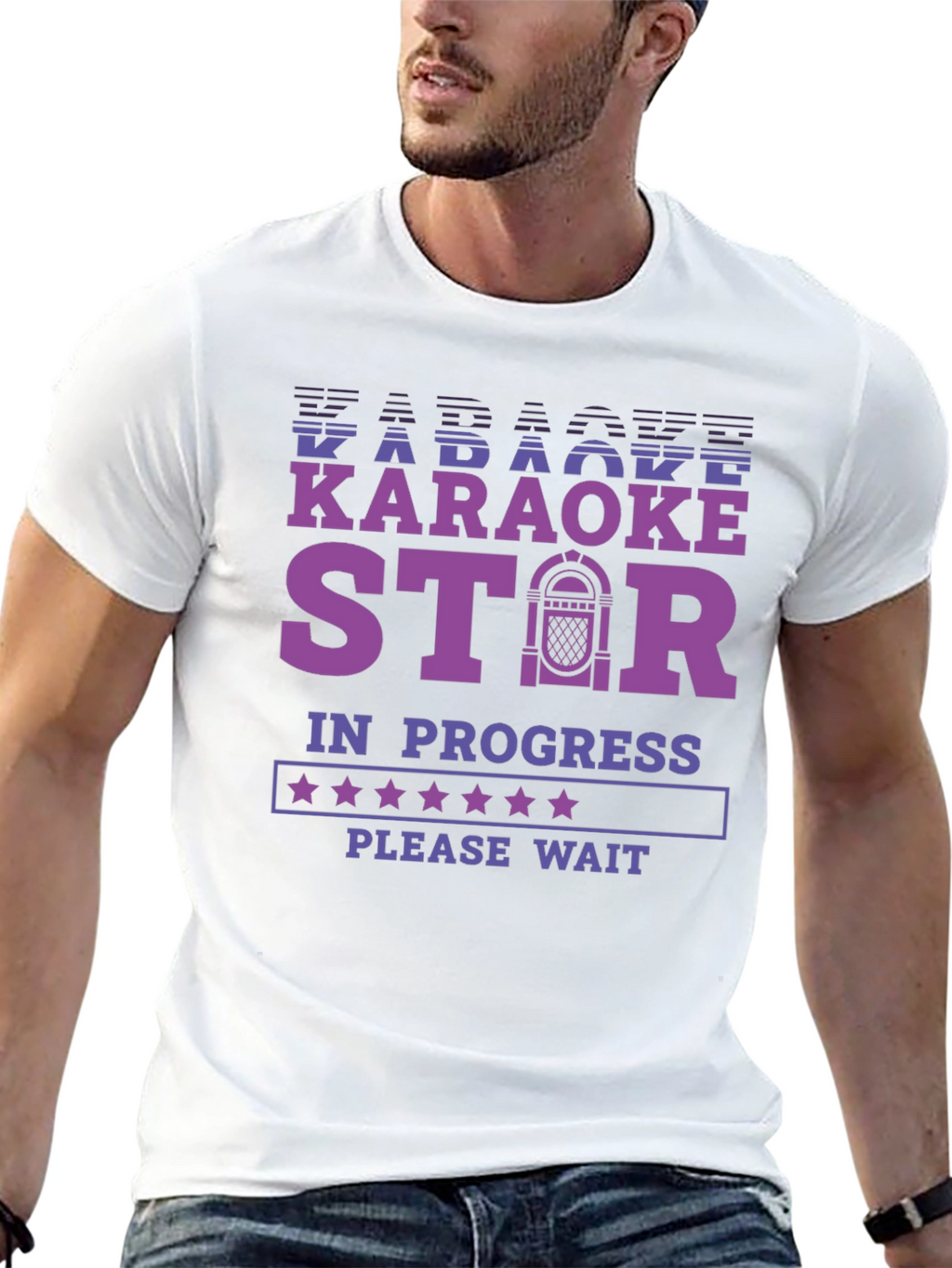 Karaoke Star T-Shirt - In Progress Fun Tee