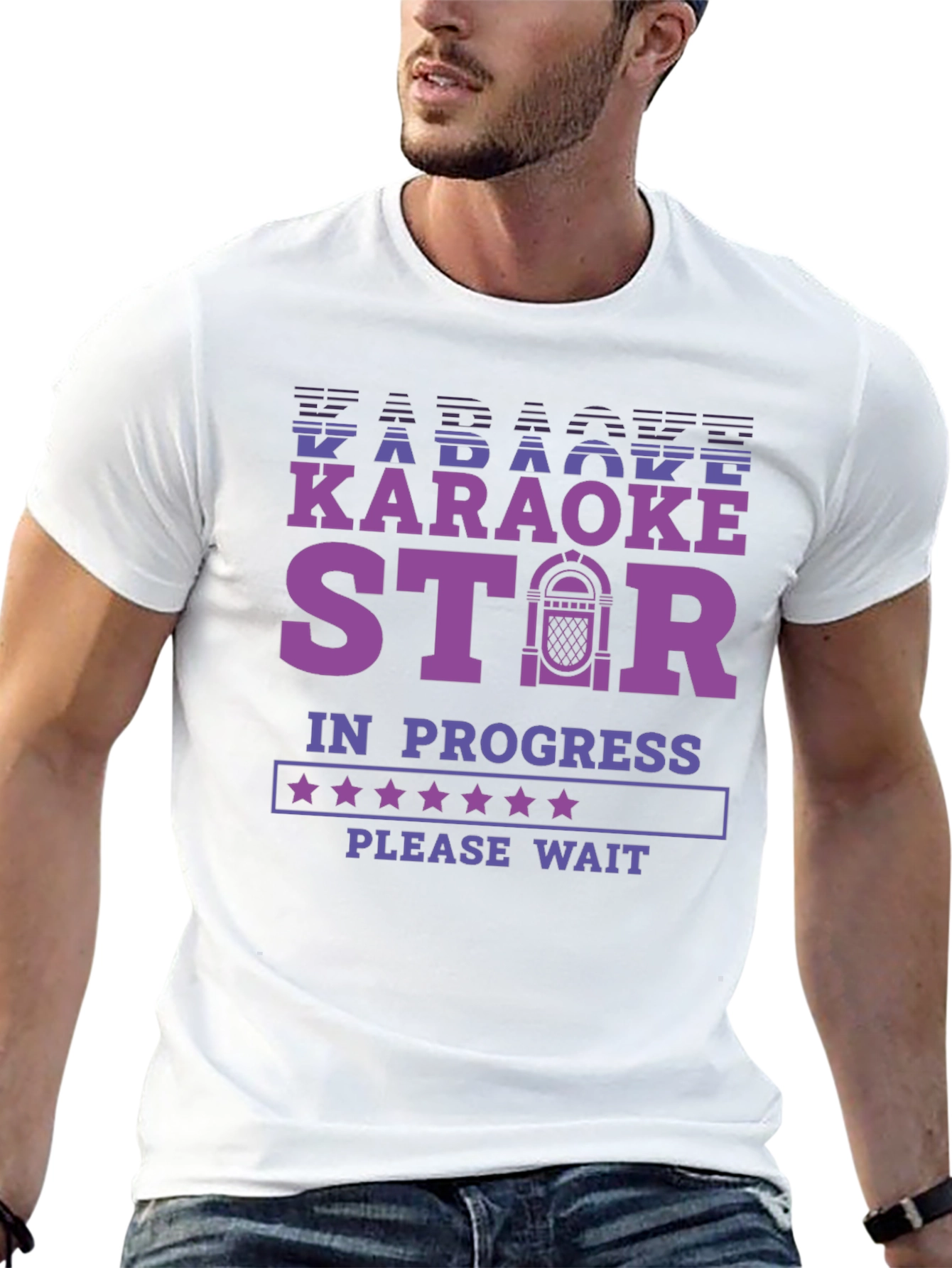 Karaoke Star T-Shirt - In Progress Fun Tee