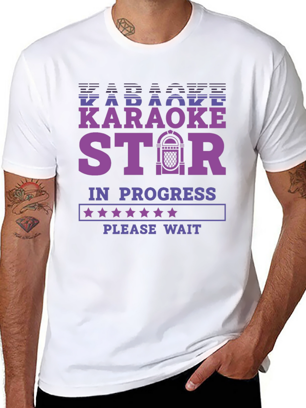 Karaoke Star T-Shirt - In Progress Fun Tee