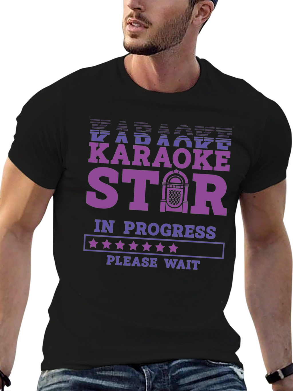 Karaoke Star T-Shirt - In Progress Fun Tee