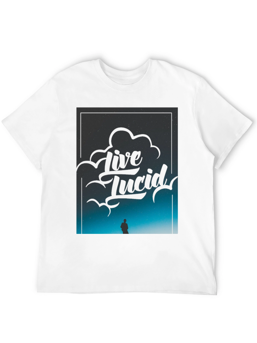 Live Lucid Black Graphic Tee