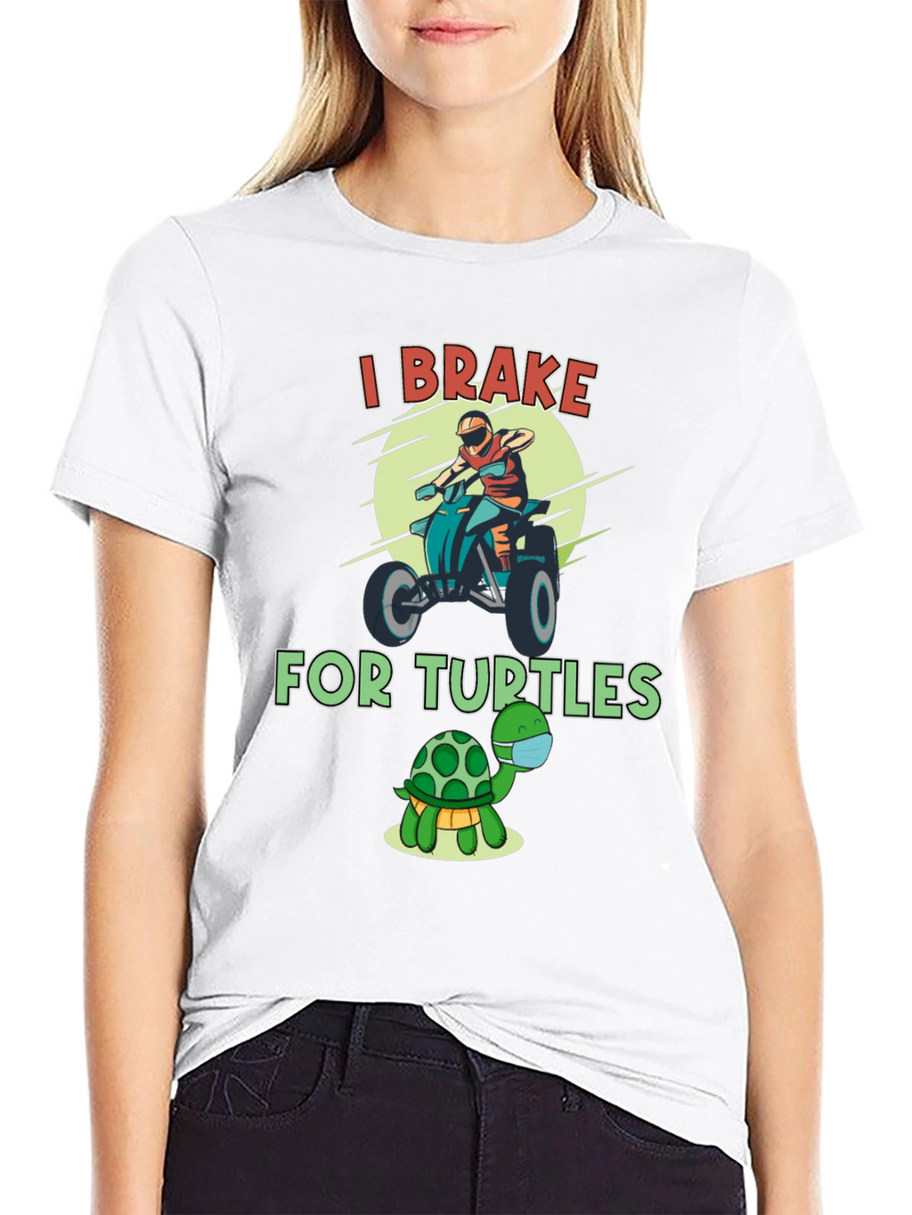 I Brake For Turtles Graphic T-Shirt