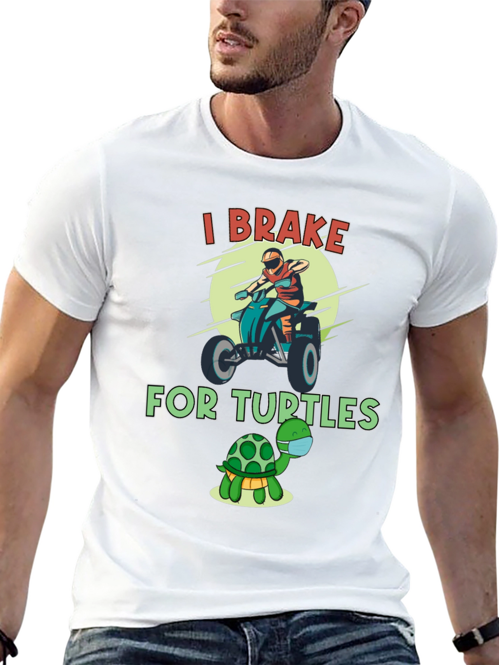 I Brake For Turtles Graphic T-Shirt