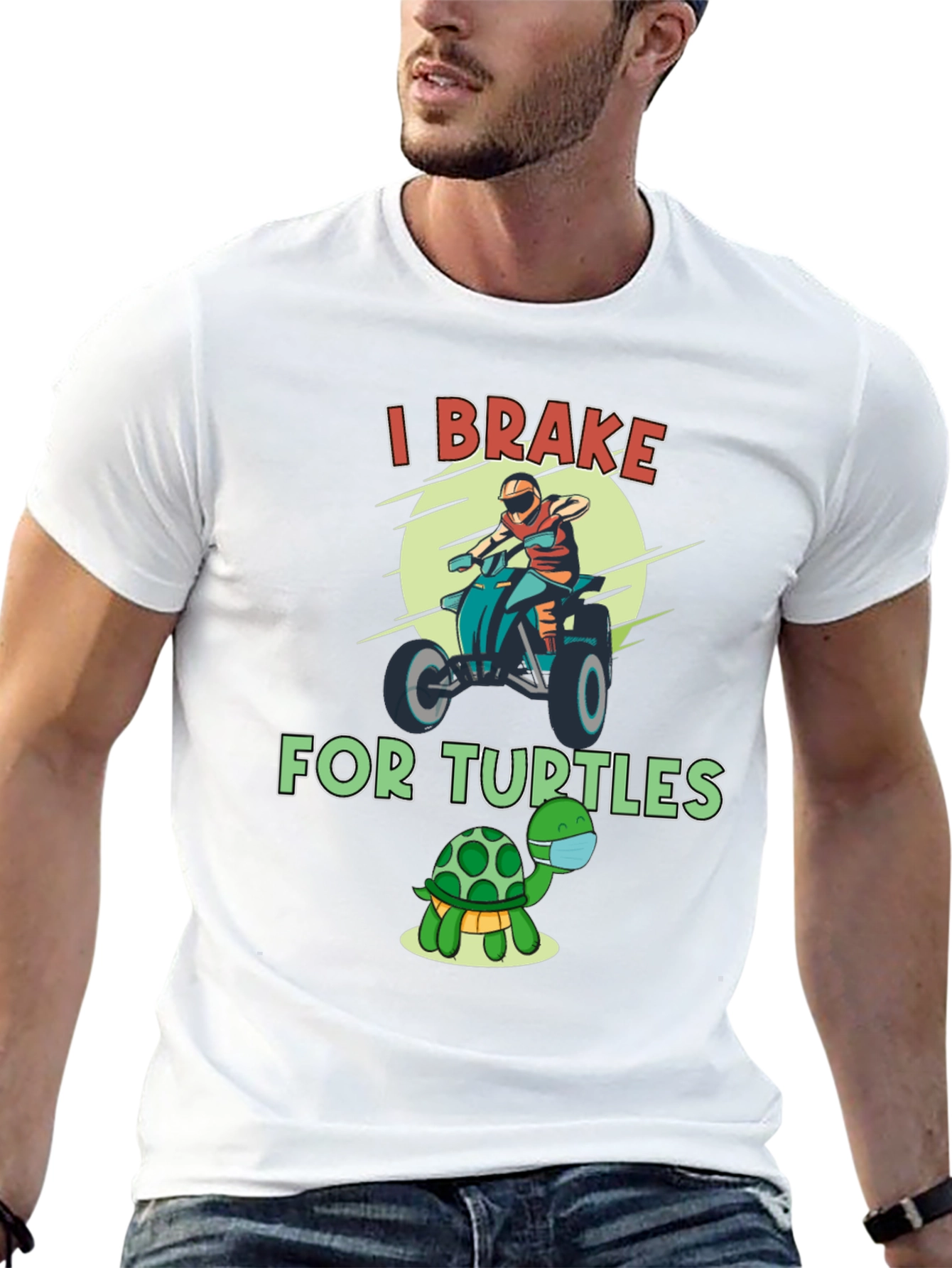 I Brake For Turtles Graphic T-Shirt