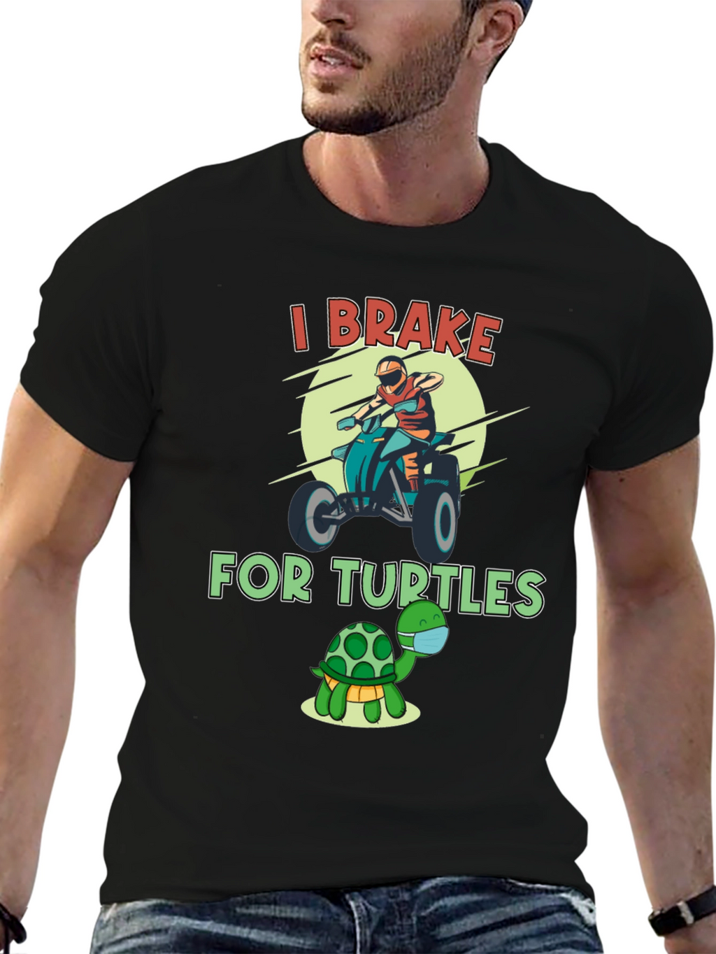 I Brake For Turtles Graphic T-Shirt