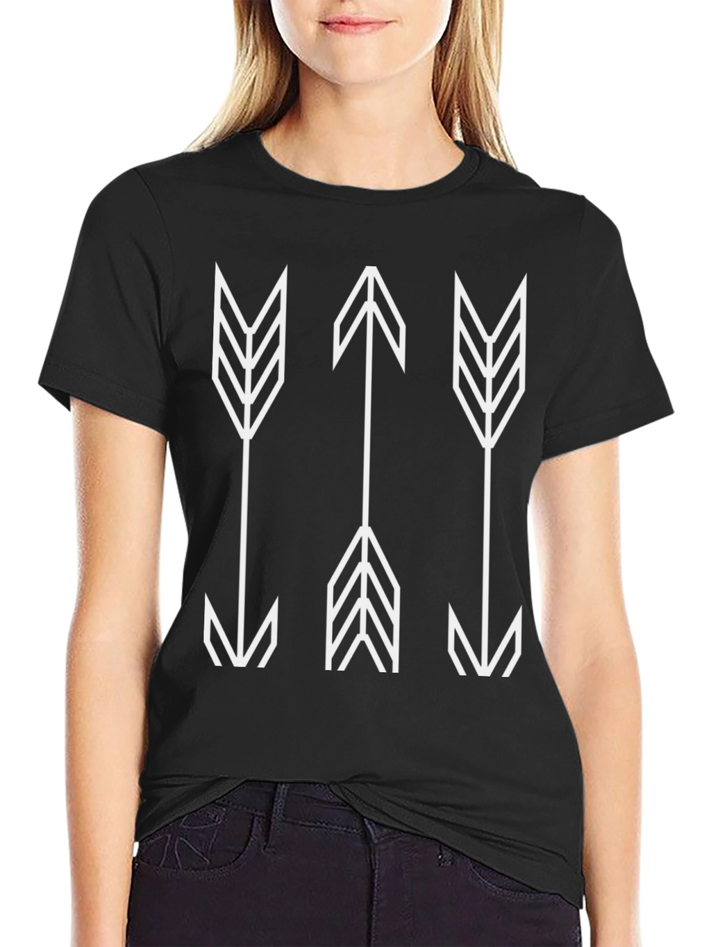 Arrow Graphic Tee - Minimalist Design